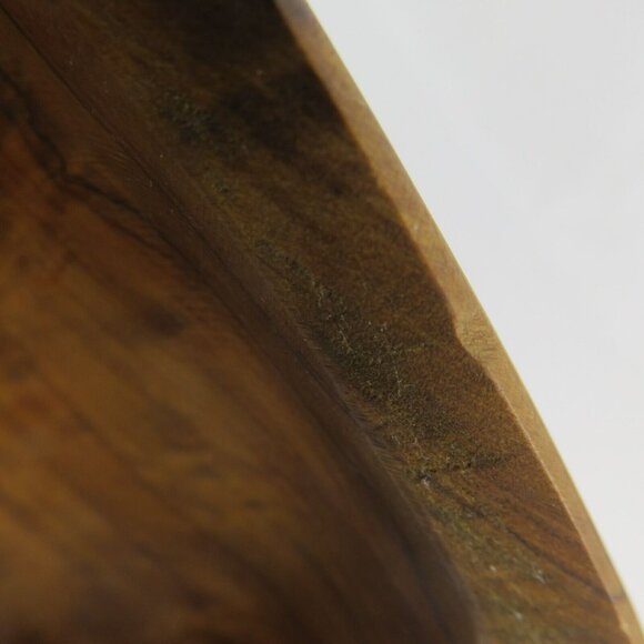Set of 3 Wooden Dishes Square Hand Carved Wood Plates Tray Serving - Picture 10 of 10